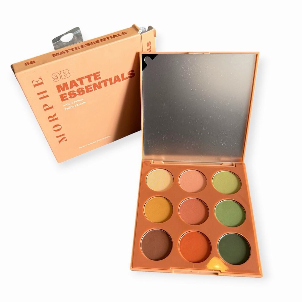 Morphe 9B Matte Essentials Artistry Eyeshadow Palette - 9 Shades - NIB Authentic